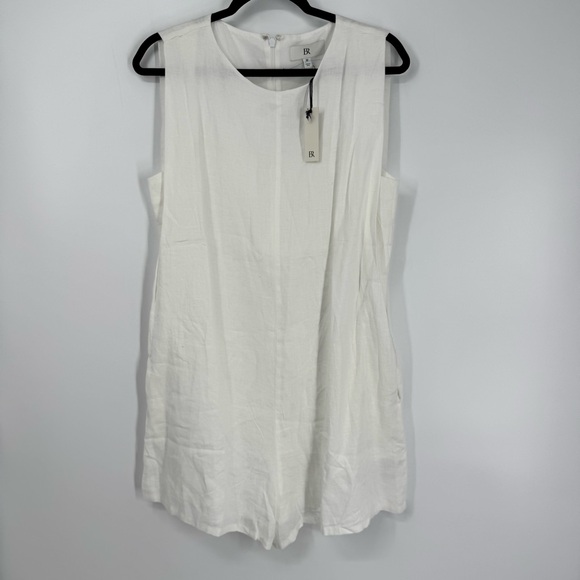NWT Banana Republic PINNACLES LINEN ROMPER - Picture 4 of 13
